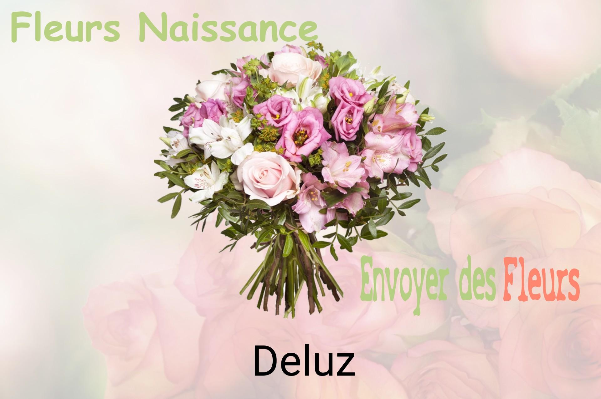 Bouquet de fleurs de naissance livré à Deluz